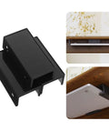 Rock Solid Under Desk Laptop Mount With Heavy Duty Black Bracket For Secure Storage And No Fuss Setup To Keep Your Workspace Neat And Super Functional All Week, showing clamp and matte black design.