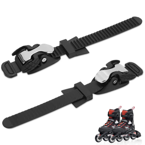 Replacement Inline Skate Straps and Buckles for Men Women Kids Adjustable Roller Skate Strap Kit Durable PE Material Hassle Free Install