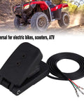 Universal Motorcycle Pedal Rubber Cover For Foot Accelerator And Throttle Durable Grippy Pedal Pad For Electric Bikes Scooters ATV And Quad Rides Today