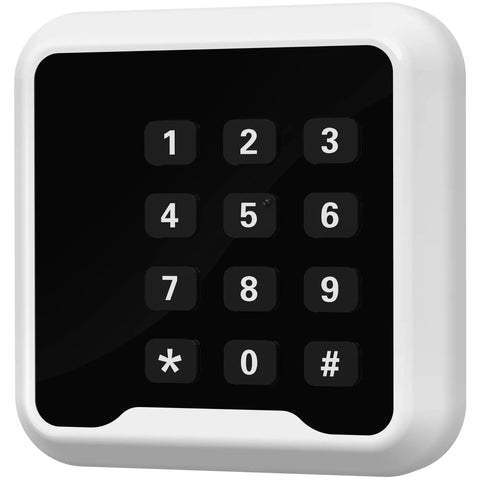 Front view of Proximity RFID Card Keypad Reader 125KHz Wiegand 26 Or 34 Bit, Plug And Play With Door Access Control Panels