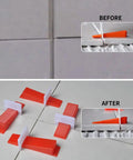 Tile Leveling System Kit With 1000 Spacers And 400 Reusable Wedges A Tile Plier And Rubber Mallet For Clean Breaks Perfect For Tile