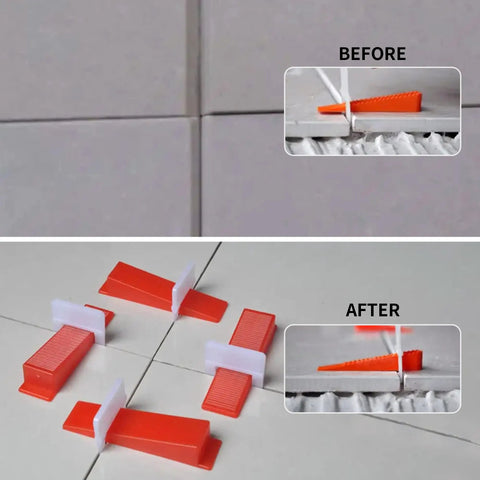 Tile Leveling System Kit With 1000 Spacers And 400 Reusable Wedges A Tile Plier And Rubber Mallet For Clean Breaks Perfect For Tile