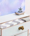 6 Pack Cabinet Knobs Antique Brass Zinc Alloy Backplates Kitchen Drawer Pulls Bathroom Handles Furniture Hardware on a white dresser.