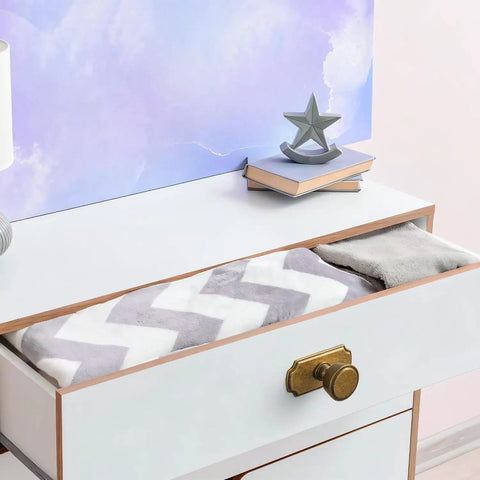 6 Pack Cabinet Knobs Antique Brass Zinc Alloy Backplates Kitchen Drawer Pulls Bathroom Handles Furniture Hardware on a white dresser.