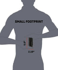 Silhouette holding a NACS To J1772 EV Charger Adapter For Level 1 And Level 2 Charging, 80 Amps At 250 Volts, showing size dimensions.