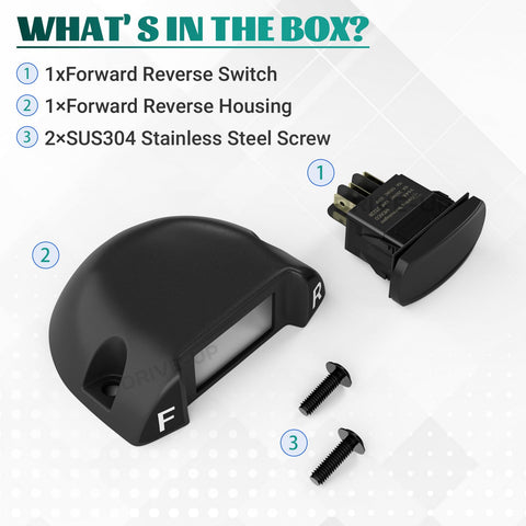 Club Car Precedent Forward Reverse Switch And Housing Kit For Precedent Onward Tempo Electric Golf Carts OEM 101856002 102508401