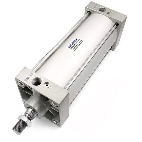Beefy Heavy Duty Pneumatic Air Cylinder 3.94 Inch Bore And 11.81 Inch Stroke Double Acting Single Rod M20x1.5 Threaded Rod