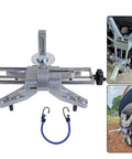 Heavy Duty Wheel Clamp And Magnetic Adapter For 11 To 25 Inch Rims Tight Fit Tire Alignment Tool with level gauge and hooks