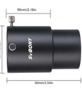 2 Inch Extension Tube For Telescopes SV158 Back Focus Travel 55mm Optical Length 90mm Total Length side view with measurements