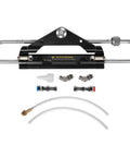 150HP Outboard Hydraulic Steering Cylinder Beefed Up Replacement For Front Mount Aluminum Alloy With ORB Fittings