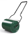 Beefed Up Heavy Duty Lawn Roller 8 Gallon Water Or Sand Fill With Drain Plug And U Shaped Handle For Push Or Pull Operation