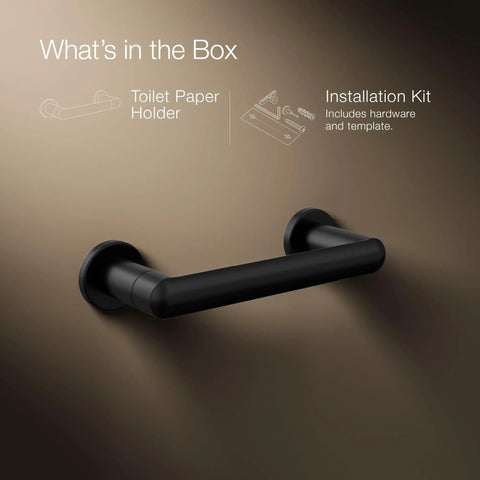 Kumin Matte Black Pivot Toilet Paper Holder No Fuss Tissue Change Built Tough With Premium Metal Construction And Tarnish Resistant Finish