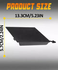Front Bumper Tow Hook Cover For Nissan Altima 2019 2020 Matte Black Plastic Exterior Accessory product size