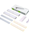 Stick On Portable Wireless LED Night Light With 10 LEDs, Magnetic Tap Light, Motion Sensor Or Always On, Rechargeable Battery parts