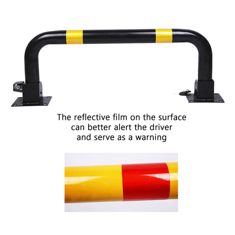 Heavy Duty Steel Machine Guard Rail With U Shaped Guardrail Anti Collision Bar For Garage Walls And Cars Protection