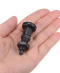 3 Piece Push Fit Ball Nose Spring Plunger Set M10 X 1 Thread Carbon Steel Black Oxide Heavy Duty Locking Pins For Jigs And Fixtures Built Different To Handle Every Workbench Hustle Smooth held in hand.