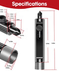 Amazon tubing deburring tool; black metal, front and side views with size marks for 3/16-1/2 in tubing for brake/fuel lines