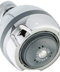Chrome High Pressure Shower Head With 53 Orifices And Six Settings Gives You Spa Like Rain Massage For Deep Relief And Effortless Install