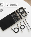 All In One Soldering Station With Base Stand And Built In Storage For 20 Flexible Alligator Clips Adjustable Arms