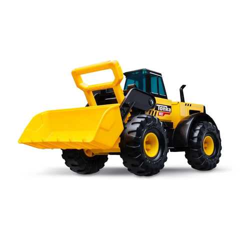 Steel Front Loader Toy Truck For Kids Ages 3 And Up, Built Tough With A Steel Frame And Sturdy Plastic, Yellow, Outdoor Play Vehicle