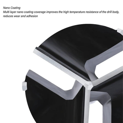 Close-up of Dead Nuts Accurate Forstner Drill Bit Set showing nano coating and carbide tips for clean, precise cuts.