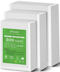 VTUUU Chamber Vacuum Bags 300-count set: 6x10, 8x12, 10x13 in, BPA-free pre-cut bags.