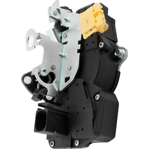Upgrade Your Ride With This Premium Right Door Lock Actuator Latch For Chevy Impala 2006-2011 Featuring Rock Solid Build Quality And Easy Bolt On Setup Including All Mounting Hardware For A Smooth Fix That Keeps Cars Secure And Reliable. black metal door lock actuator latch with yellow connector