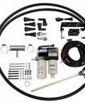 Bulletproof Fuel Lift Pump For 2011 To 2014 Chevy And GMC 6.6L Duramax with installation accessories and components.