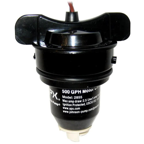 Marine Pump Cartridge For 500 GPH Bilge Motor Replacement Upgrade To Boost Boat Pump Output Easy Maintenance And Quick Swap Black Cartridge