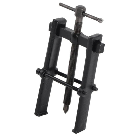 Heavy Duty Adjustable Two Jaw Bearing Puller, Carbon Steel Straight Type Gear Extractor for Auto Repair, 8 inch size.
