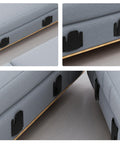 Sectional Couch Connectors Kit Easy Install Sofa Hooks 4 Pack Iron Furniture Parts for modular sofas, close-up view