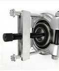 Workhorse Bearing Splitter And Separator Puller Tool For Auto Repair in use, knife edge design showing 10 to 30mm range.