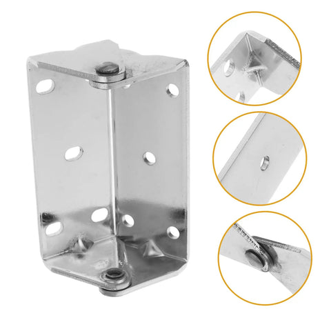 Ciieeo Heavy Duty Stainless Steel U Shaped Oven Door Hinge Industrial Replacement For Baking Equipment Kitchen Appliance Hardware Pivot Joints Durable And Strong close-up angle showing durable metallic structure and attachment points.