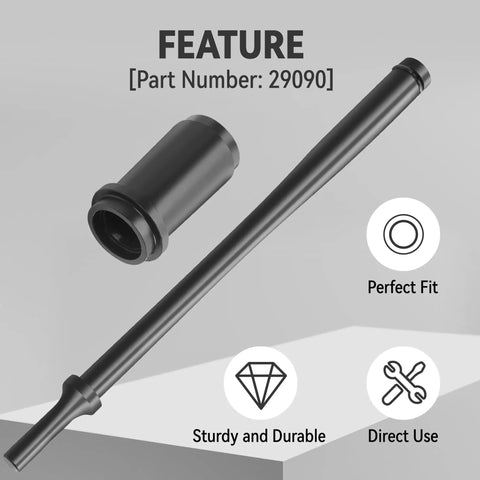 Heavy Duty Pneumatic Bushing Drive Tool For Removing And Installing 1-3/8 Inch Bushings 11-1/2 Inch Long Compact Auto