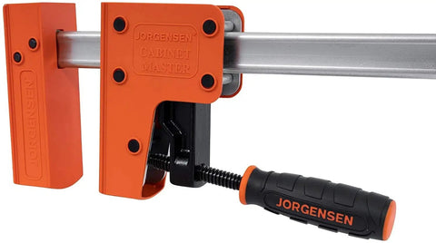 Heavy Duty 36 Inch 90 Degree Parallel Steel Bar Clamp For Woodworking And Cabinet Build With Multi Plate Clutch Mechanism
