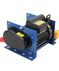 Top Tier Micro Electric Hoist Winch With Powerful 110V Motor For Garage And Factory Heavy Lifting Tasks That Handle The Toughest Jobs Around Town With Ease, showing motor and platform.