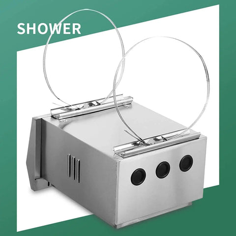 IP67 Waterproof Stainless Steel Junction Box Wall Mounted Electrical Enclosure With Mounting Plate For Outdoor And Indoor Use Durable Weatherproof Metal Box With Reinforced Lock And Hinged Door, shower box