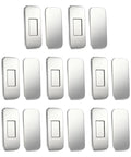 Get These Super Sleek 8Pcs Ultra Thin Magnetic Cabinet Door Catches For A No Drill Install That Looks Totally Sick And Keeps Your Doors Shut Silent With Zero Mess Or Tools Needed. Set of 8 silver stainless steel door catches.