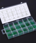 270 Pcs Rubber O Ring Kit With 18 Sizes High Temperature Buna N Seals for industrial pneumatic and plumbing repairs