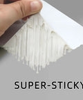 4 Inch By 50 Feet RV Roof Repair Tape For Camper And Trailer Roofs, Waterproof Sealant, UV Resistant, shown being peeled.