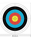 Thirty Five Pcs Archery Paper Targets For Airsoft BB Guns And Rifles Thick Practice Targets, clear ring pattern, 40.8cm size
