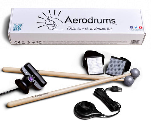 Portable Air Drum Kit With Low Latency Camera For Real Drum Feel Quiet Practice Play Anytime Space Saving Electronic Drums