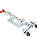 Push Pull Action Toggle Clamp 45kg Heavy Duty Clamp For Workshop Tasks Durable Iron Construction Easy Mount Base With Three Holes Adjustable Tip