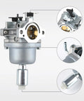 Nikki Carburetor For 594601 591736 796587 19 19.5 20 20.5 21 HP Craftsman Riding Lawn Mower Intek OHV with detailed views