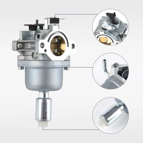Nikki Carburetor For 594601 591736 796587 19 19.5 20 20.5 21 HP Craftsman Riding Lawn Mower Intek OHV with detailed views