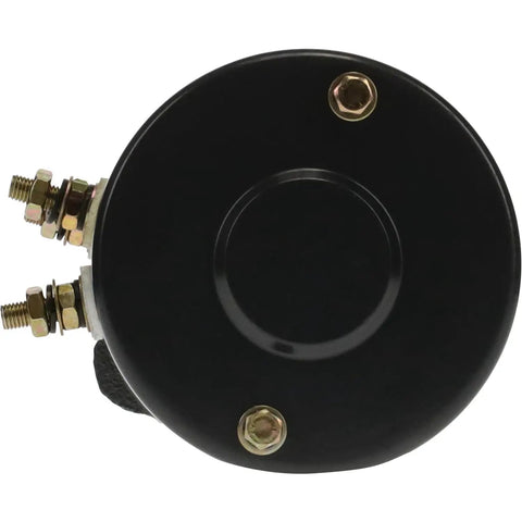 Heavy Duty 12 Volt Winch Motor Replacement For Cam Industries Hickey Tulsa Machinery, black motor with terminals.