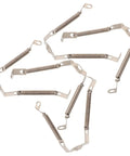 Spring Loaded Tube Retainer Clips Five Pack For Guitar Amps And Vintage Audio Gear metal socket retainers shown