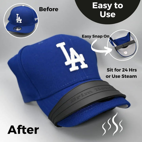 Cap Hat Curve Tool With Snap On Brim Bender Over Nine Curve Settings For Perfect Shape Without Over Bending One Size Fits All