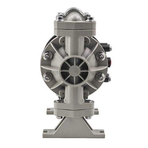 Front view of 666053-3EB Polypropylene Santoprene Diaphragm Pump For Chemical Transfer And Fluid Handling, industrial design