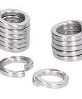 Must-Have 150Pcs A2 Marine Grade Stainless Steel Spring Lock Washers Set Split Square Section Assortment Kit For Automotive And DIY Projects Durable Fastener Hardware M4 Compatible, A2 stainless lock washers